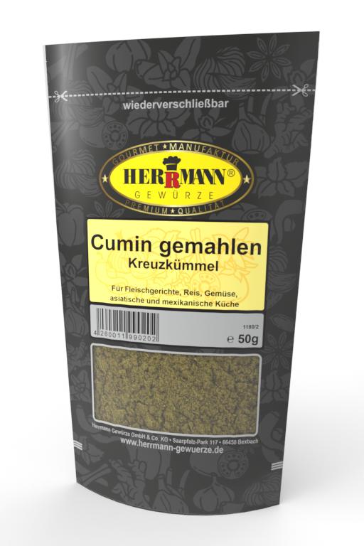 Cumin gemahlen Kreuzkümmel Gewürze Herrmanngewuerze