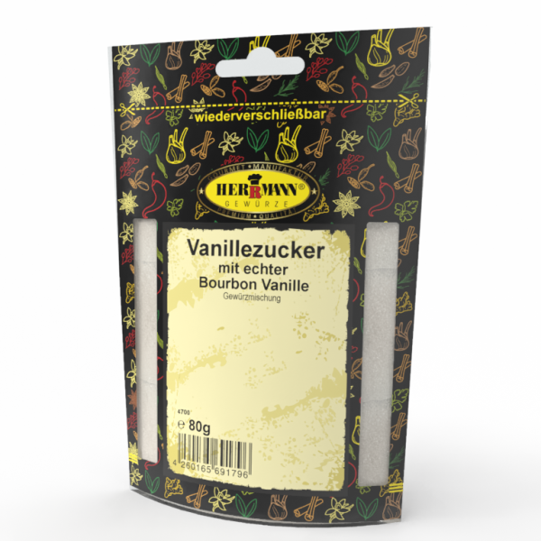 Vanillezucker mit echter Bourbon Vanille