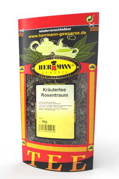 Kräutertee Rosentraum