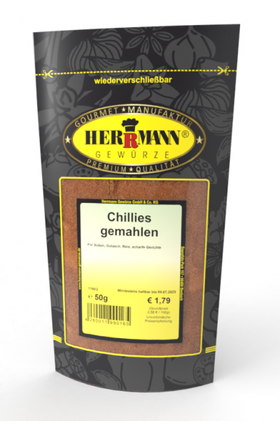 Chillies gemahlen