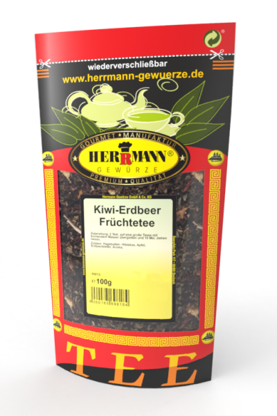 Kiwi-Erdbeer Früchtetee