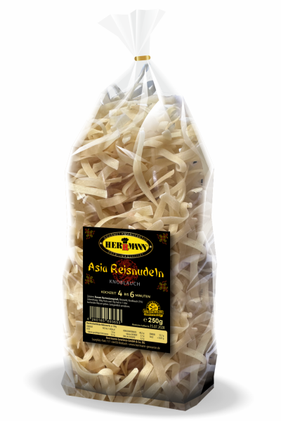 Asia Reisnudeln Knoblauch