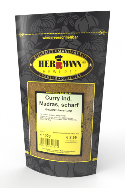 Curry ind. Madras, scharf
