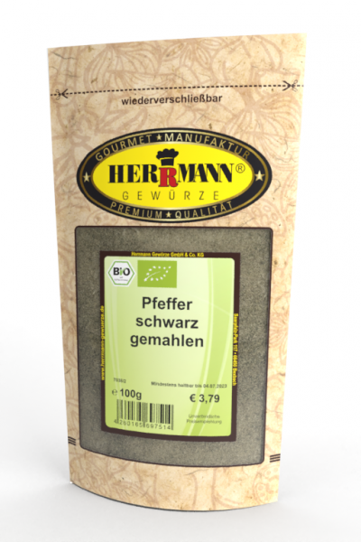 Pfeffer schwarz gemahlen (BIO)
