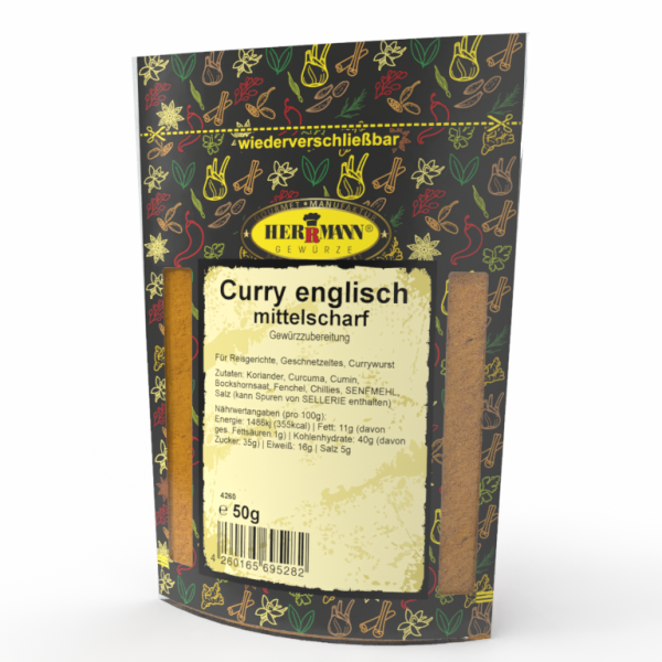 Curry englisch, mittelscharf