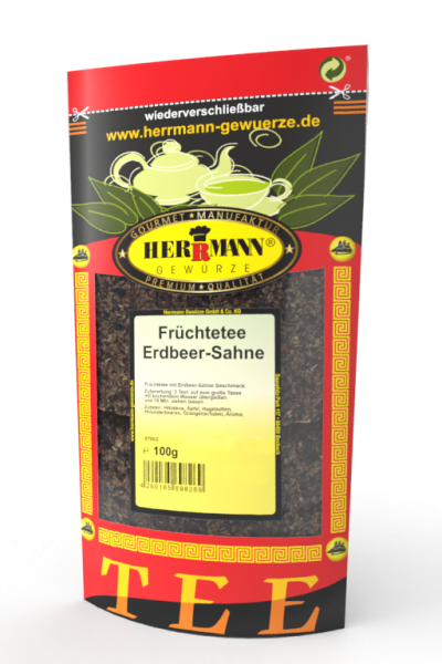 Früchtetee Erdbeer-Sahne
