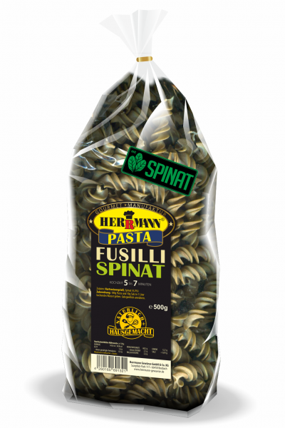 Fusilli Spinat