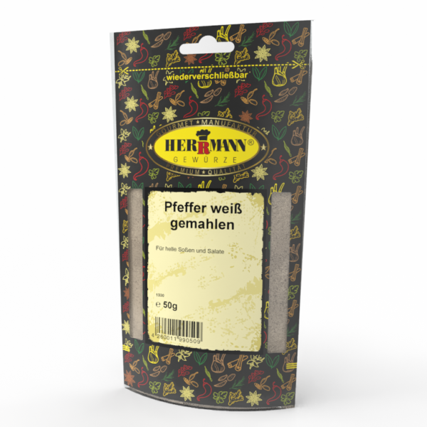 Pfeffer weiß gemahlen