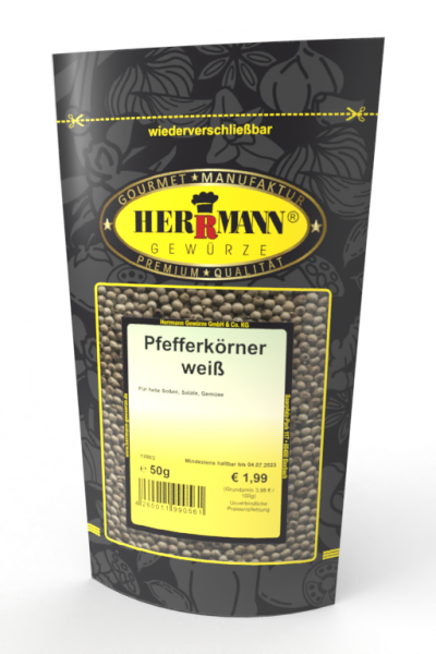 Pfefferkörner weiß