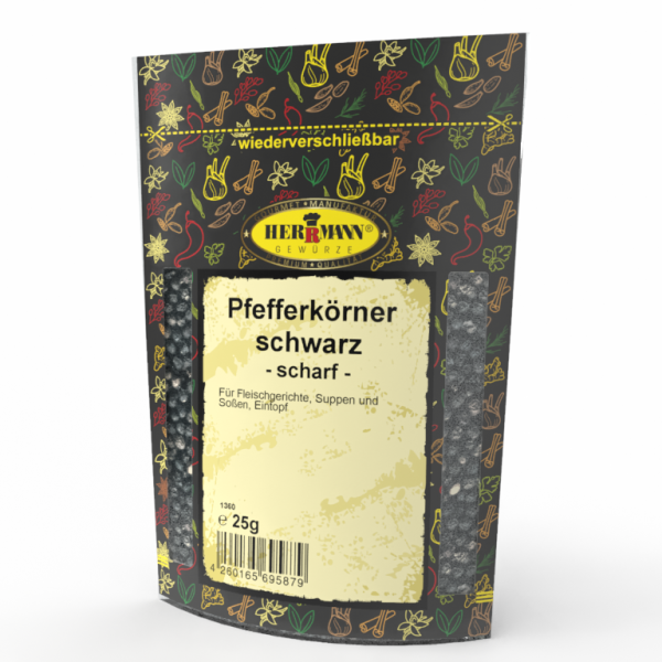 Pfefferkörner schwarz, scharf