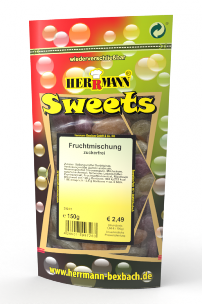 Fruchtmischung Bonbons