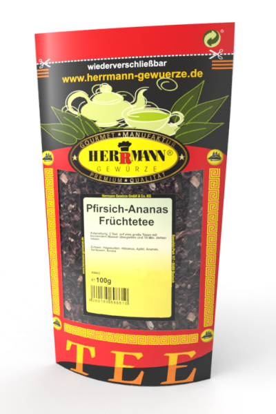 Pfirsich-Ananas Früchtetee