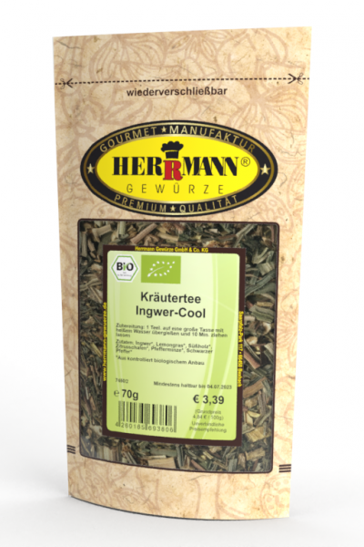Kräutertee Ingwer-Cool (BIO)