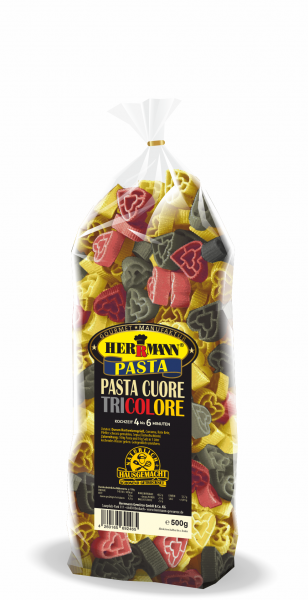 Pasta Cuore Tricolore